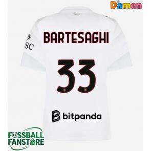 AC Milan Davide Bartesaghi #33 Replik Auswärtstrikot Damen 2026-27 Kurzarm